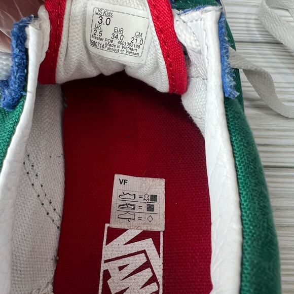 Multicolored boys vans sneakers shoes - Picture 4 of 5